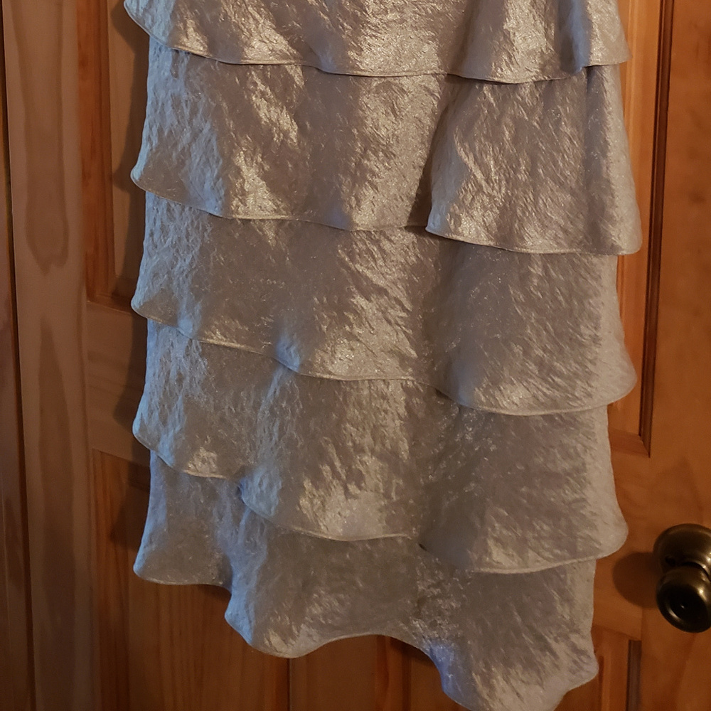 R & M Richards Mother of the Bride Gray Dress - Picture 5 of 8